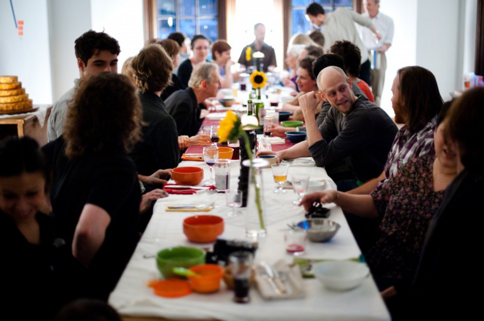 A Personal Dinner Invitation, 2012, Fenn House in Hyde Park (Chicago, IL) | Photo Credit: Alberto Aguilar. 