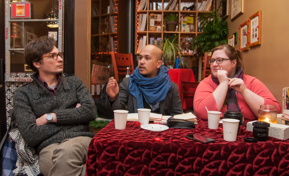 Some of ITAK with artist Kiam Marcelo Junio.